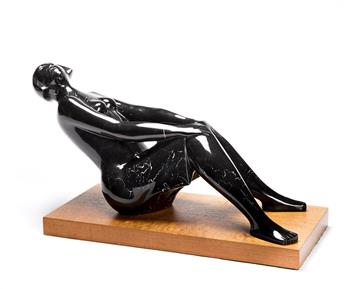 ELIZABETH CATLETT (1915 - 2012) Reclined Figure.